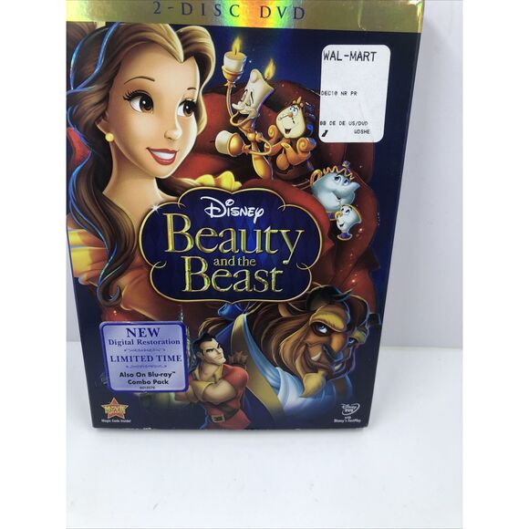 Disney Beauty and the Beast - 2 Disc DVD Set 2010 / With SLIP COVER. Sealed - Picture 2 of 14